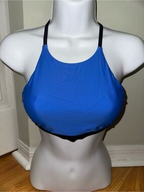 Blue High-Neck Bralette sports bra Lululemon